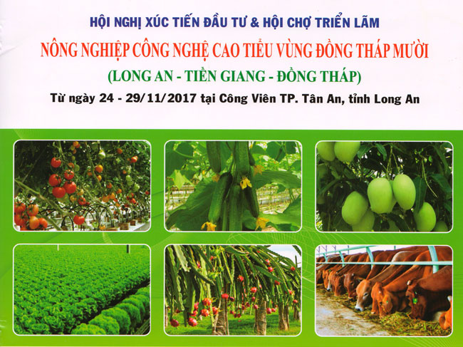 Hội chợ triển lãm nông nghiệp công nghệ cao tiểu vùng Đồng Tháp Mười
