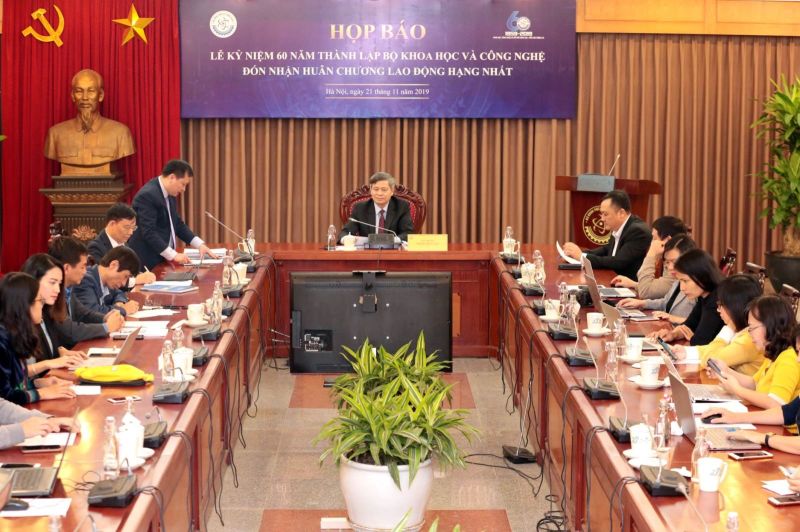  Họp báo Lễ Kỷ niệm 60 năm thành lập Bộ Khoa học và Công nghệ