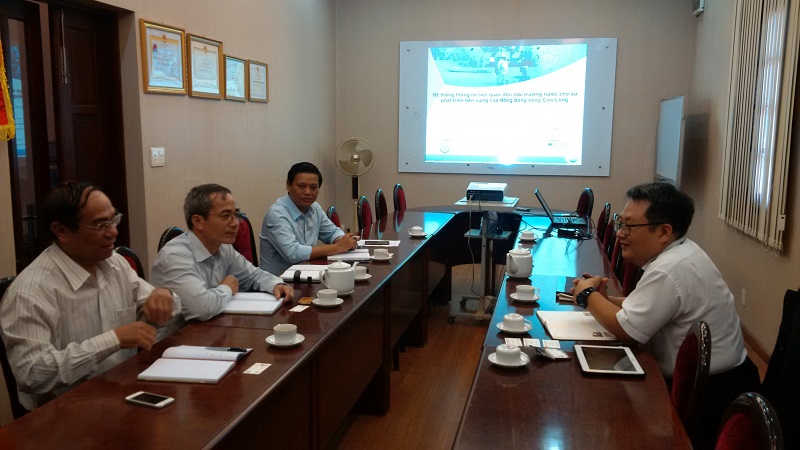 Làm việc với Tập đoàn Đo đạc địa chính Hàn Quốc (Bộ Đất đai, Hạ tầng và Giao thông)