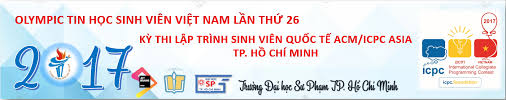 Kỳ thi lập trình viên quốc tế ACM/ICPC Asia HCM city 2017