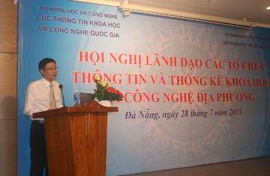 Hội nghị “Lãnh đạo các tổ chức thông tin và thống kê KH&CN địa phương”